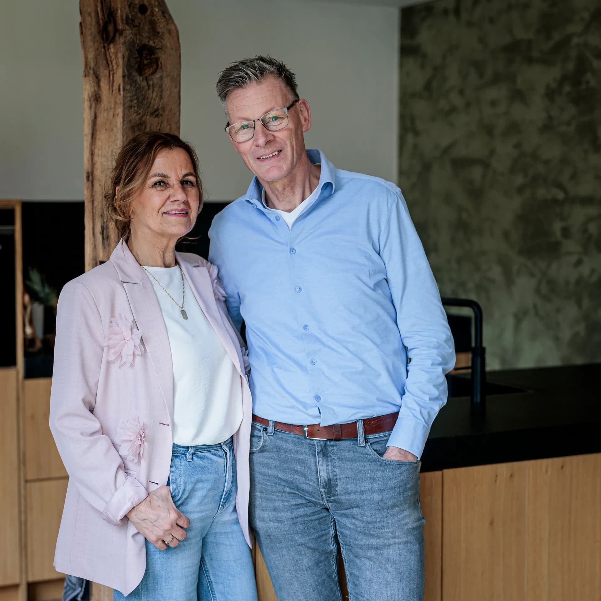 Erwin Nijboer en zijn vrouw Christel thuis in Denekamp